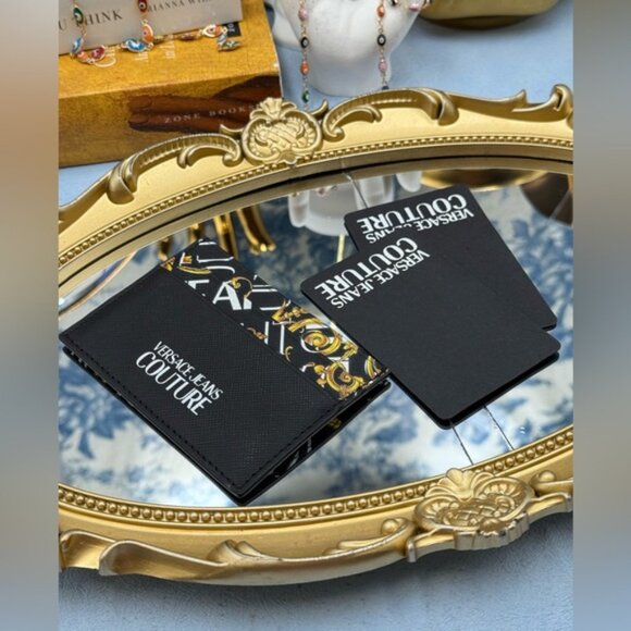 🆕 VERSACE JEANS COUTURE 🧿 NWOT Garland Credit Card Holder - Picture 10 of 13